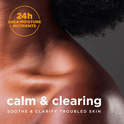 SheaMoisture Bar soap AfricanSoap Soothe & Clarify Skin Soothing and Clarifying bar-soap with 24h shea moisture nutrients for Healthy, Glowing Skin 8 oz (Pack of 8)