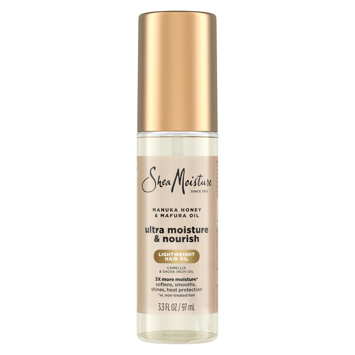 Shea Moisture Ultra Nourishing Manuka Honey & Mafura Oil Manuka Honey & Mafura Oil Instantly Hydrates And Smooths Hair 3.3 Fl Oz