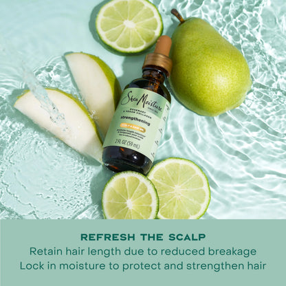 SheaMoisture Strengthening Scalp & Oil Rosemary & Vegan Collagen To Protect The Scalp And Strengthen Hair ScalpBoost Technology For A Cooling Sensation With ScalpBoost Technology 2 Fl Oz,(Pack of 2)