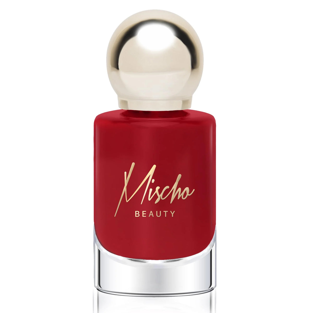 mischo – Cherry Red Nail Polish, Good Kisser – Summer Nail Polish Colors, Chip Resistant Gel-Like Vegan Nail Polish For Fingernails & Toenails, 10 Free & Animal Cruelty Free, 0.37 fl oz (Pack of 1)