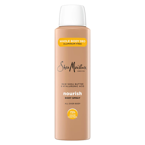 SheaMoisture All Over Body Deodorant Spray for Women Raw Shea Butter & Hyaluronic Acid Aluminum Free 4oz