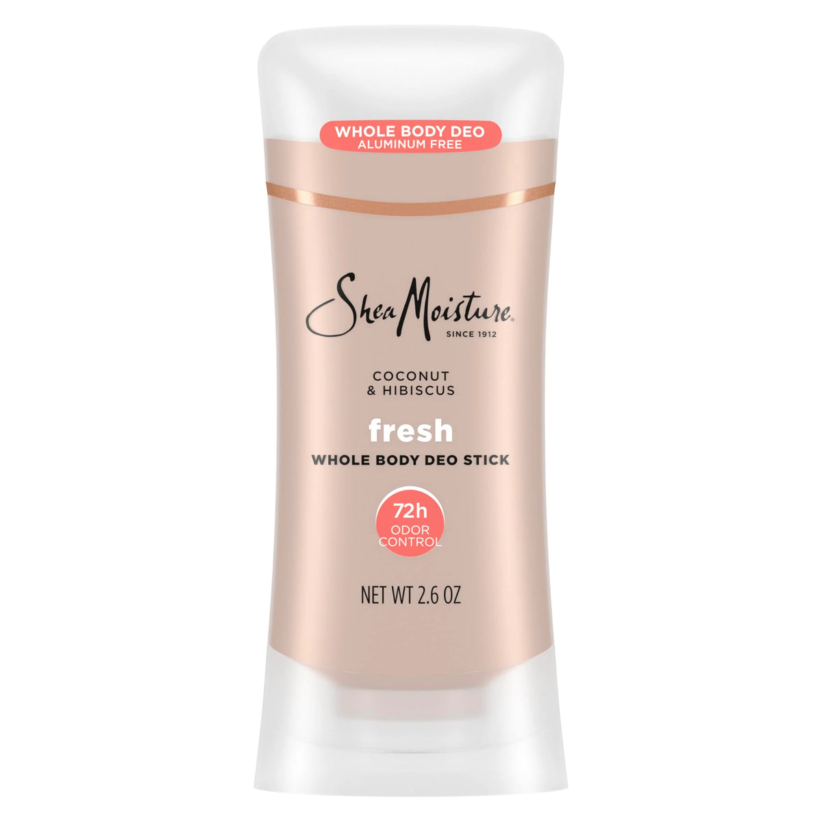 SheaMoisture Whole Body Deodorant Stick 72h Odor Control Fresh Aluminum Free 2.6 oz