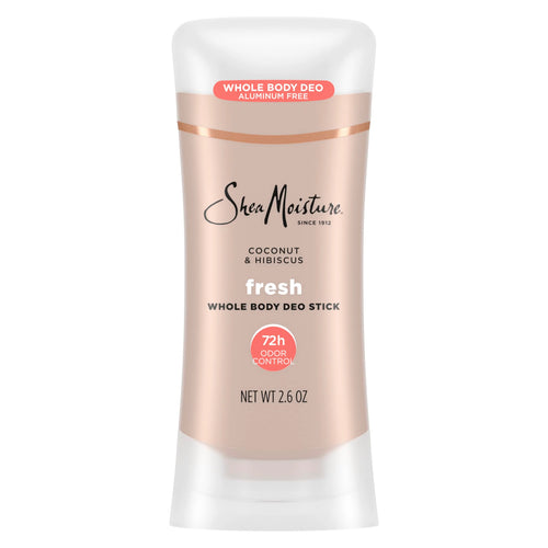 SheaMoisture Whole Body Deodorant Stick 72h Odor Control Fresh Aluminum Free 2.6 oz