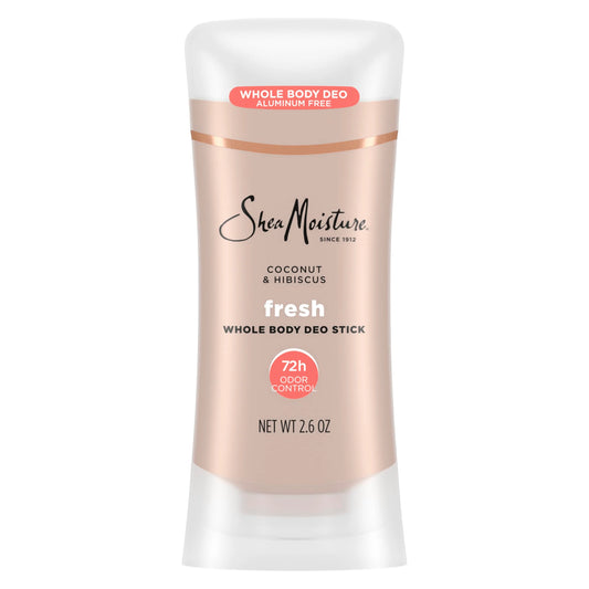 SheaMoisture Whole Body Deodorant Stick 72h Odor Control Fresh Aluminum Free 2.6 oz