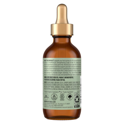 SheaMoisture Strengthening Scalp & Oil Rosemary & Vegan Collagen To Protect The Scalp And Strengthen Hair ScalpBoost Technology For A Cooling Sensation With ScalpBoost Technology 2 Fl Oz,(Pack of 2)