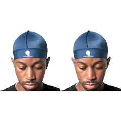 Royalty Headwear Silky Wave Cap for 360, 540 & 720 Waves, Soft Breathable Durag Skull Cap Beanie for Men