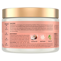 SheaMoisture Hair Mask Coconut & Hibiscus for Dry Curls Hair Mask with Shea Butter 11.5 oz