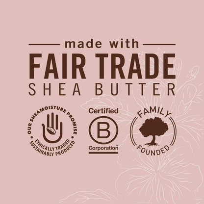 SheaMoisture Shampoo Coconut and Hibiscus,for Thick,Curly Hair,to Cleanse & Hydrate,24 oz,(Pack of 2)