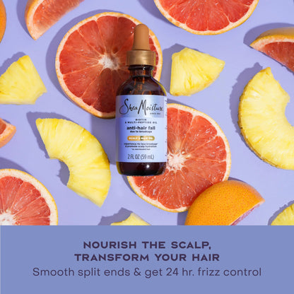 SheaMoisture Scalp & Hair Oil, Anti-Hair Fall for Healthy Looking and Moisturized Scalp, with Biotin & Multi-Peptide ScalpBoost Technology, 2 oz,(Pack of 2)