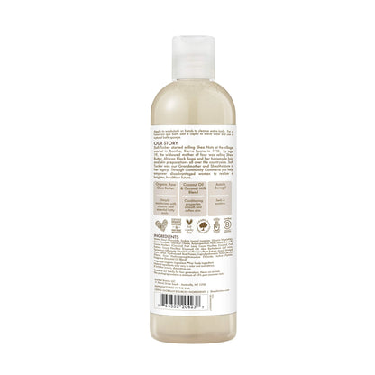SheaMoisture 100% virgin coconut oil daily hydration bubble bath & body wash, 13 Fluid Ounce