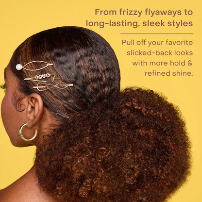 SheaMoisture Strong Hold Styling Gel+Flaxseed Jamaican Black Castor Oil Gives Controlled Style,AllDay Hold,Infused With Castor Seed Oil,SheaButter & Indulgent Scent ParabenFree AntiFrizz Hair Gel 15oz | Jamaican