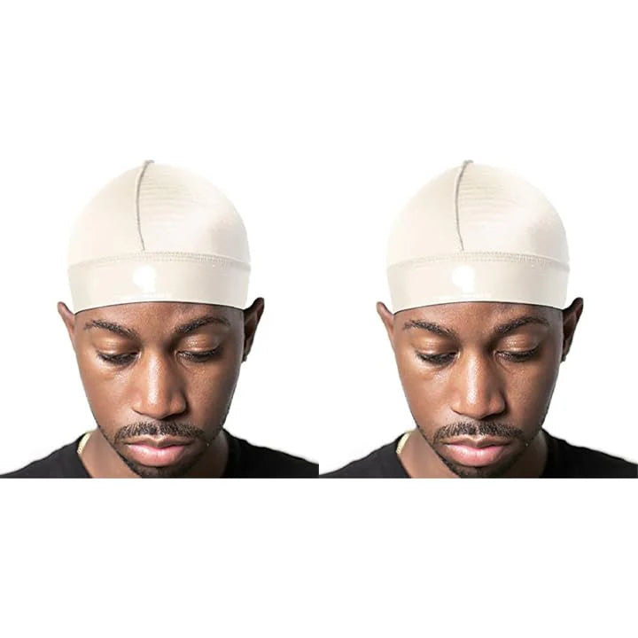 Royalty Headwear Silky Wave Cap for 360, 540 & 720 Waves, Soft Breathable Durag Skull Cap Beanie for Men