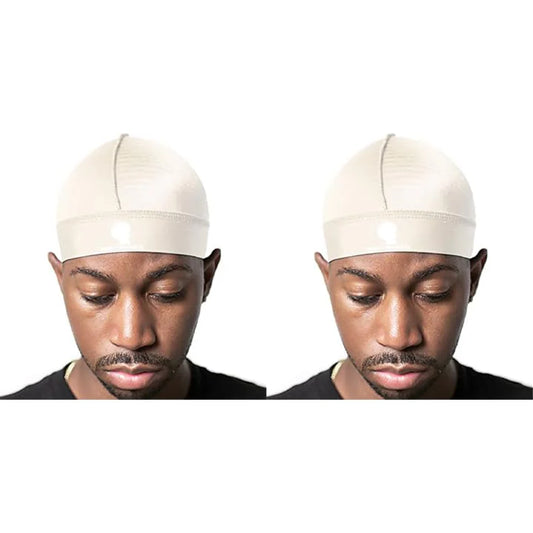 Royalty Headwear Silky Wave Cap for 360, 540 & 720 Waves, Soft Breathable Durag Skull Cap Beanie for Men