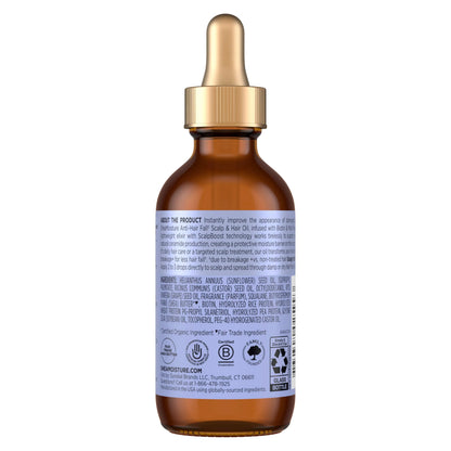 SheaMoisture Scalp & Hair Oil, Anti-Hair Fall for Healthy Looking and Moisturized Scalp, with Biotin & Multi-Peptide ScalpBoost Technology, 2 oz,(Pack of 2)