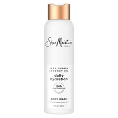 SheaMoisture Virgin Coconut Oil Body Wash Nourish and Replenish Skin Daily Hydrating body wash for 24H Visible Moisture for Healthy, Glowing Skin 18 oz