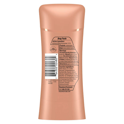 SheaMoisture Antiperspirant Deodorant Stick Moisturizing Raw Shea Butter & Hyaluronic Acid for 48HR Sweat & Odor Protection with No Parabens-& No Mineral Oil 2.6 oz,(Pack of 4)
