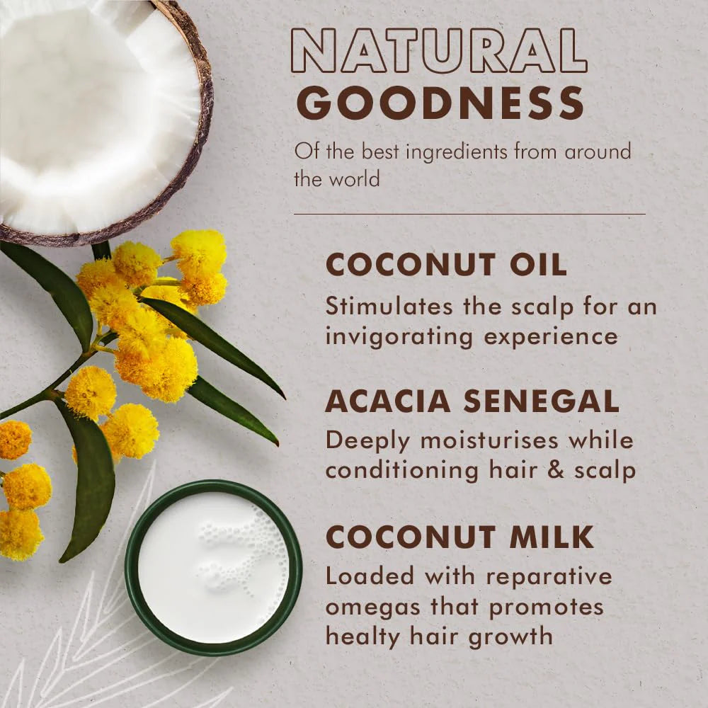 SheaMoisture Shampoo, 13 oz, All Hair Types | Daily Hydration | Virgin Coconut Oil | Sulfate-Free | Pack of 2