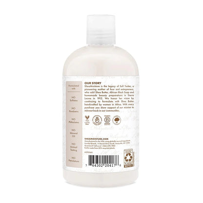 SheaMoisture Shampoo, 13 oz, All Hair Types | Daily Hydration | Virgin Coconut Oil | Sulfate-Free | Pack of 2