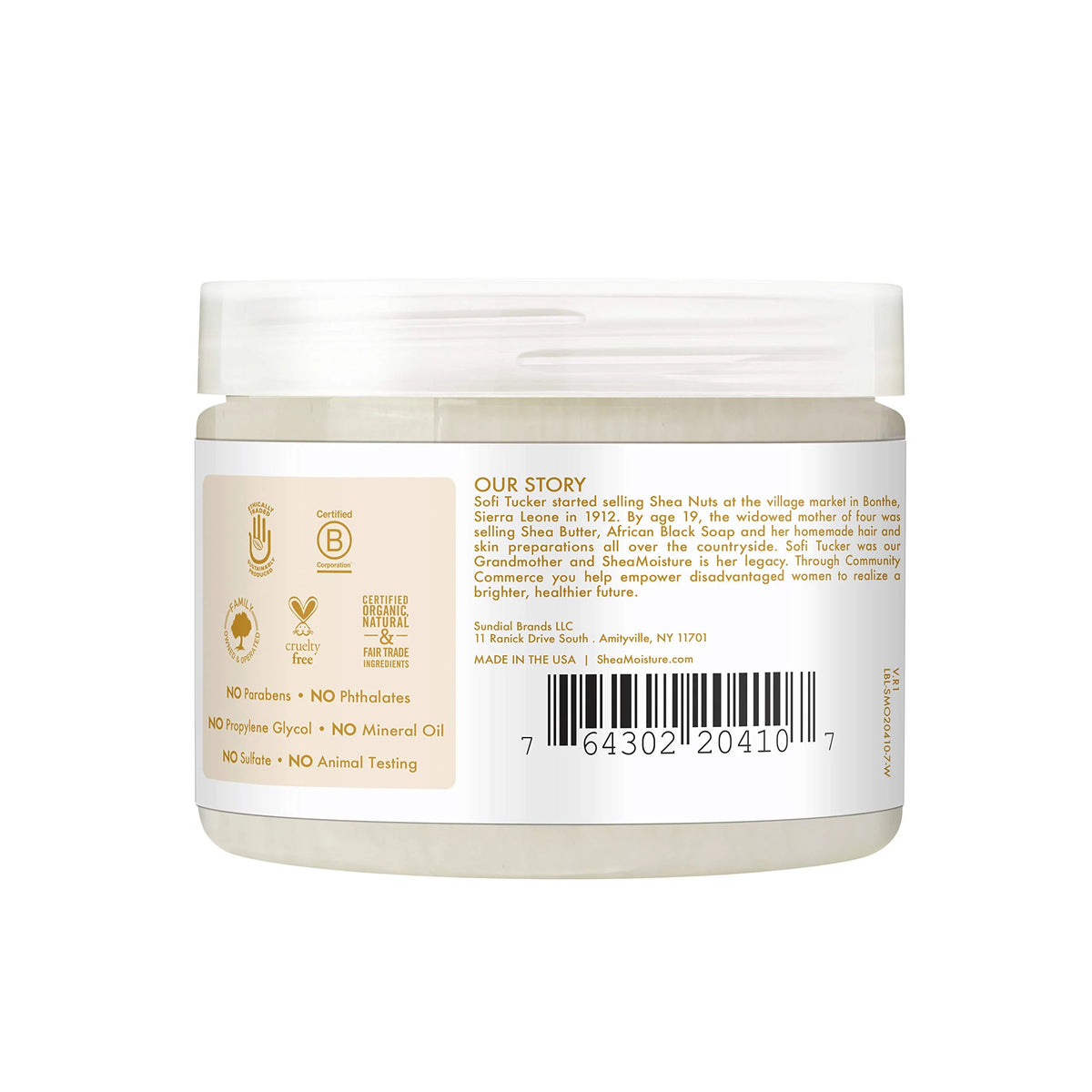 SheaMoisture All-Over Hydration for Ultra-Healing for Dry Skin 100% Raw Shea Butter 11.5 oz